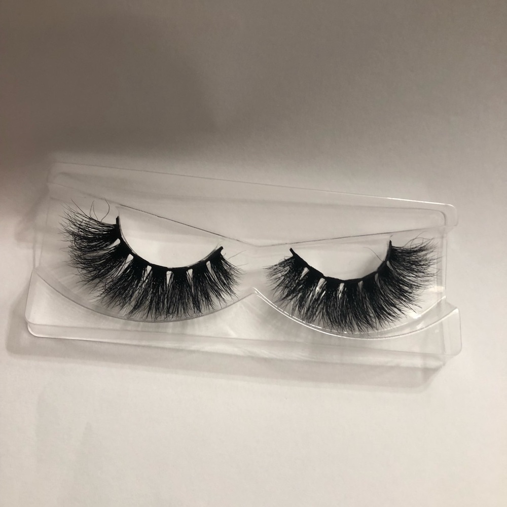 3D MINK FALSE EYELASHES LASHES REAL HAIR 25 WEARS - Picture 3 of 6